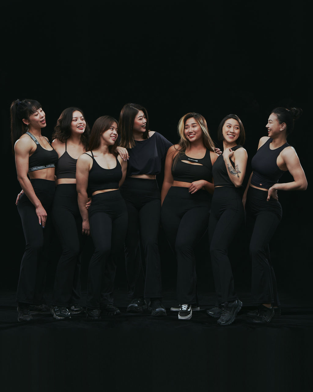 High-Waist Peach Mini-Flared Pant