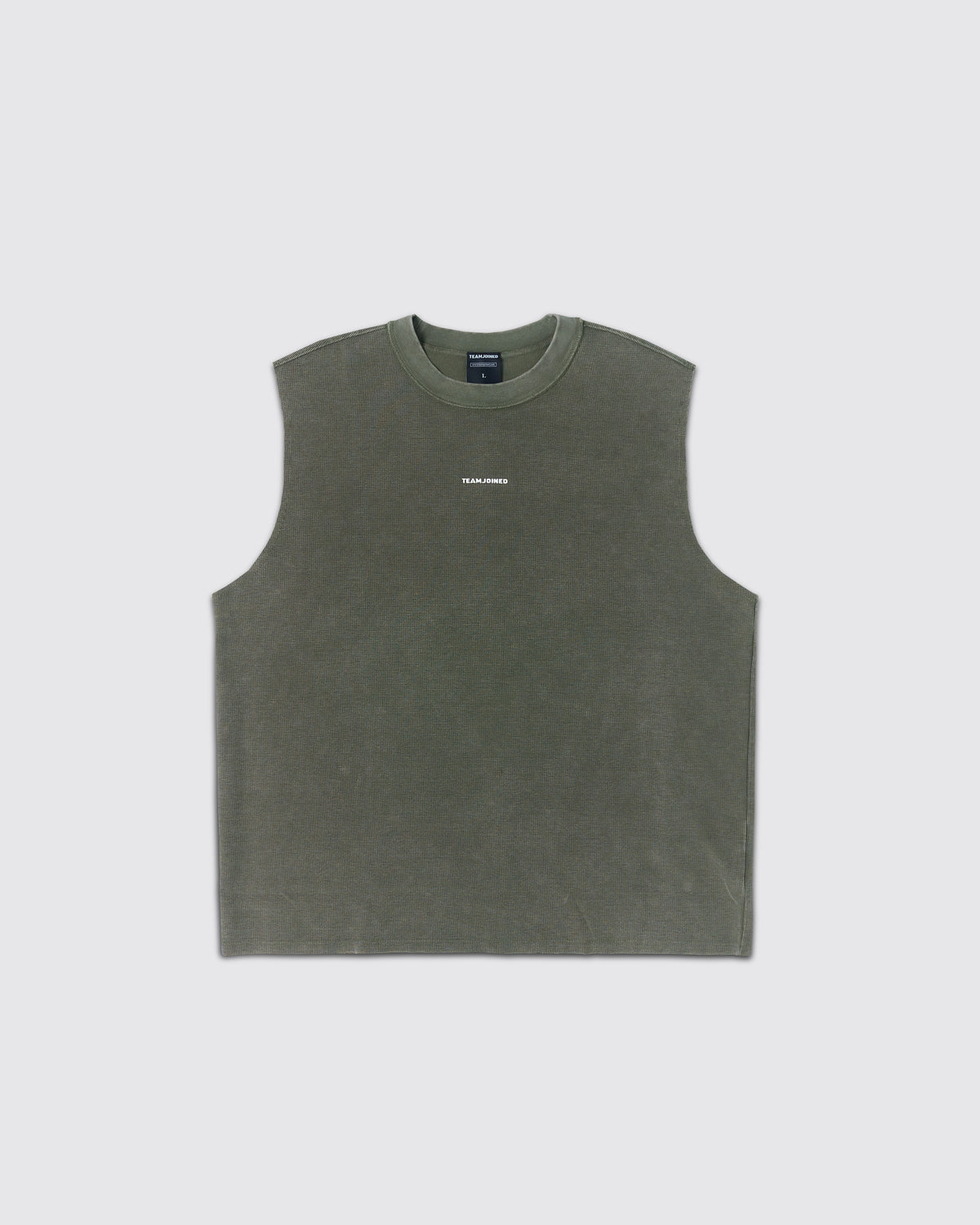 Waffle Sleeves Cut Oversized