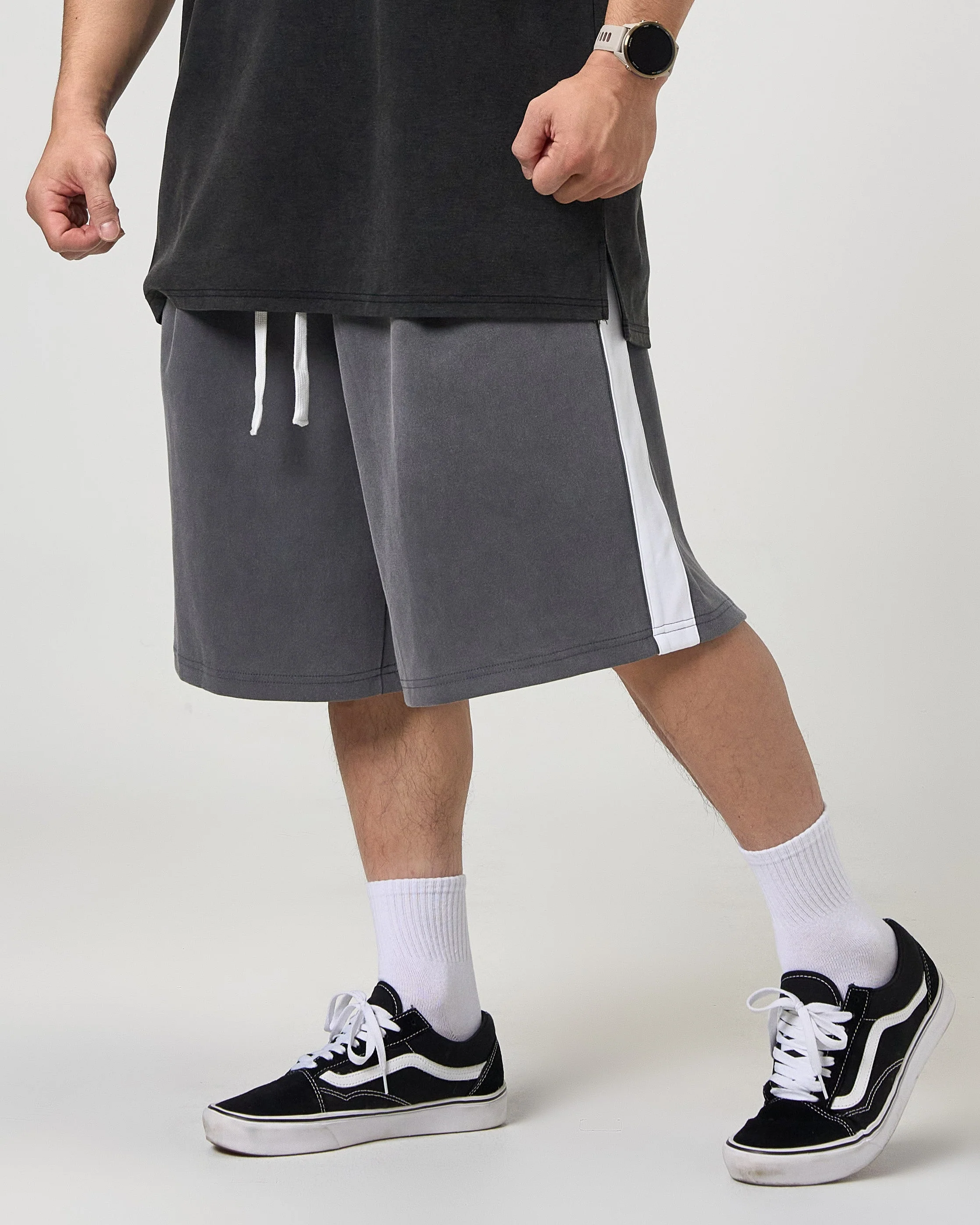 Logo Wide Half Pants