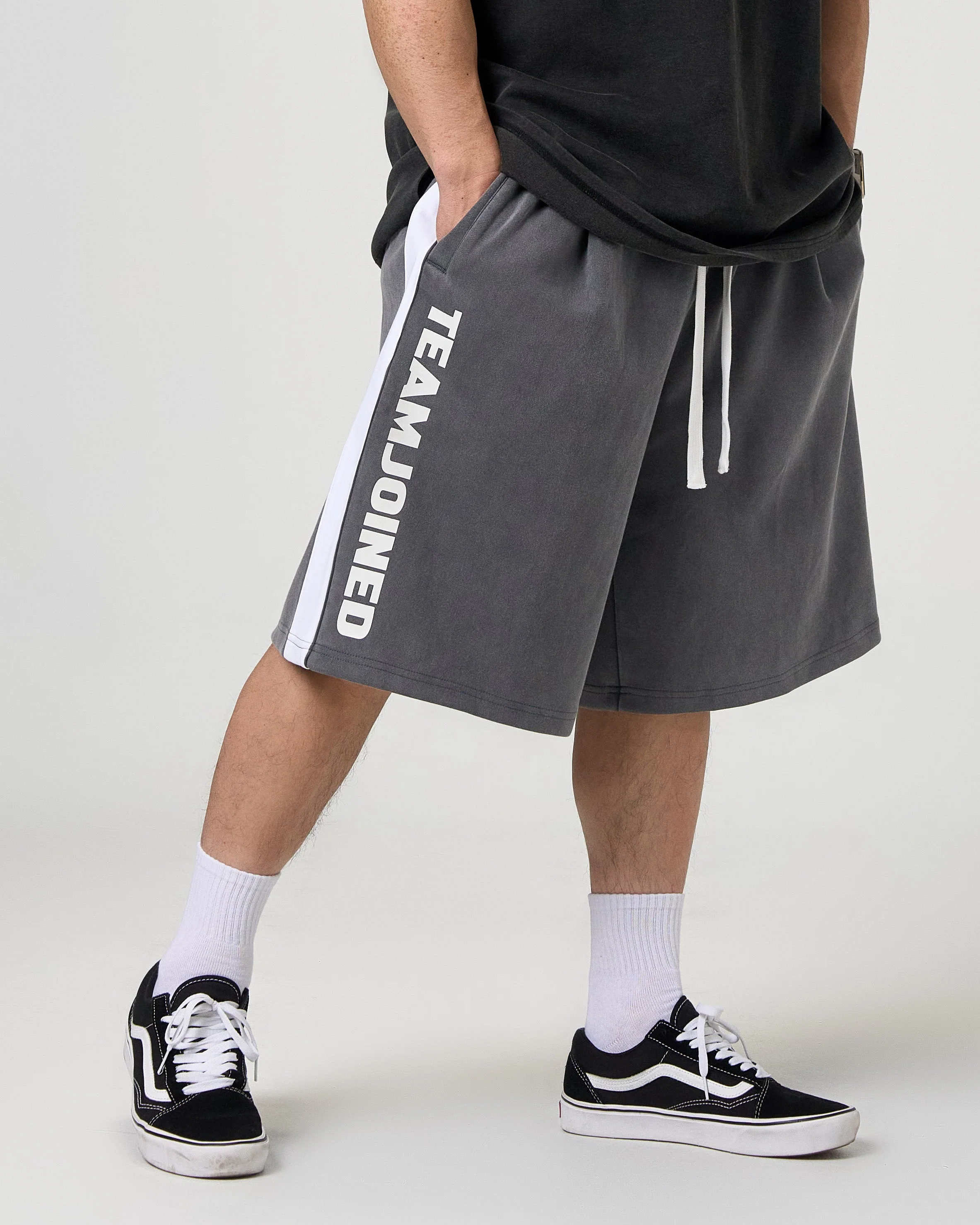 Logo Wide Half Pants