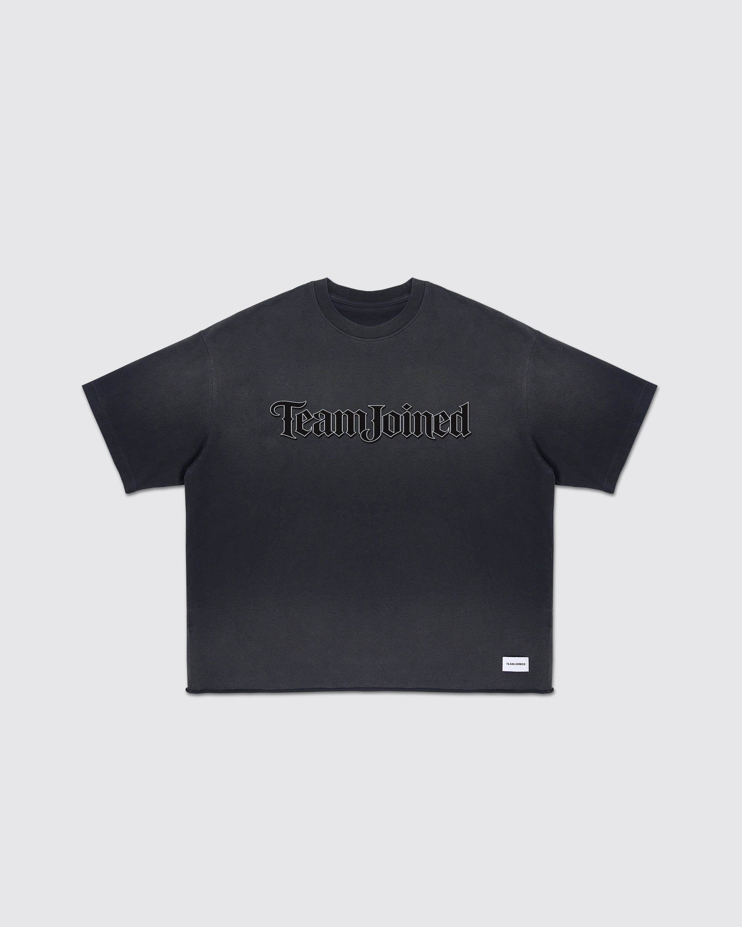 Gothic Outline Washed Boxy Oversized