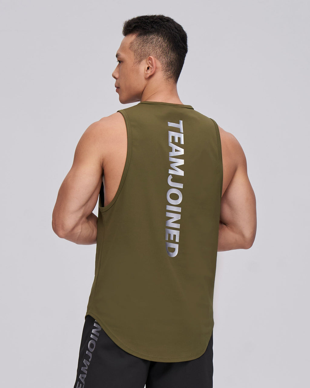 color_silver/army green