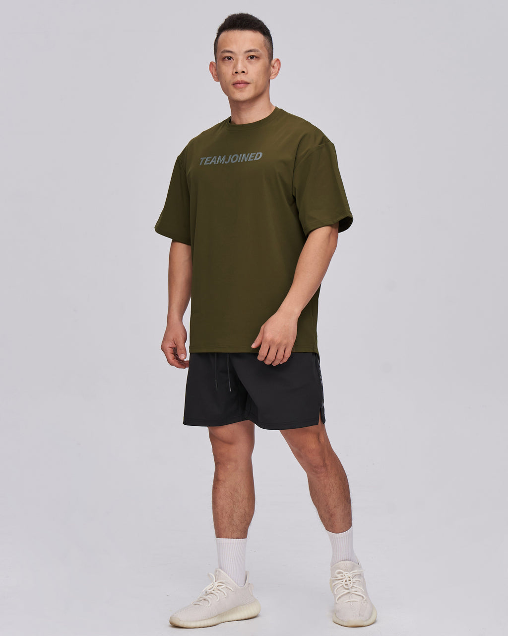 color_silver/army green