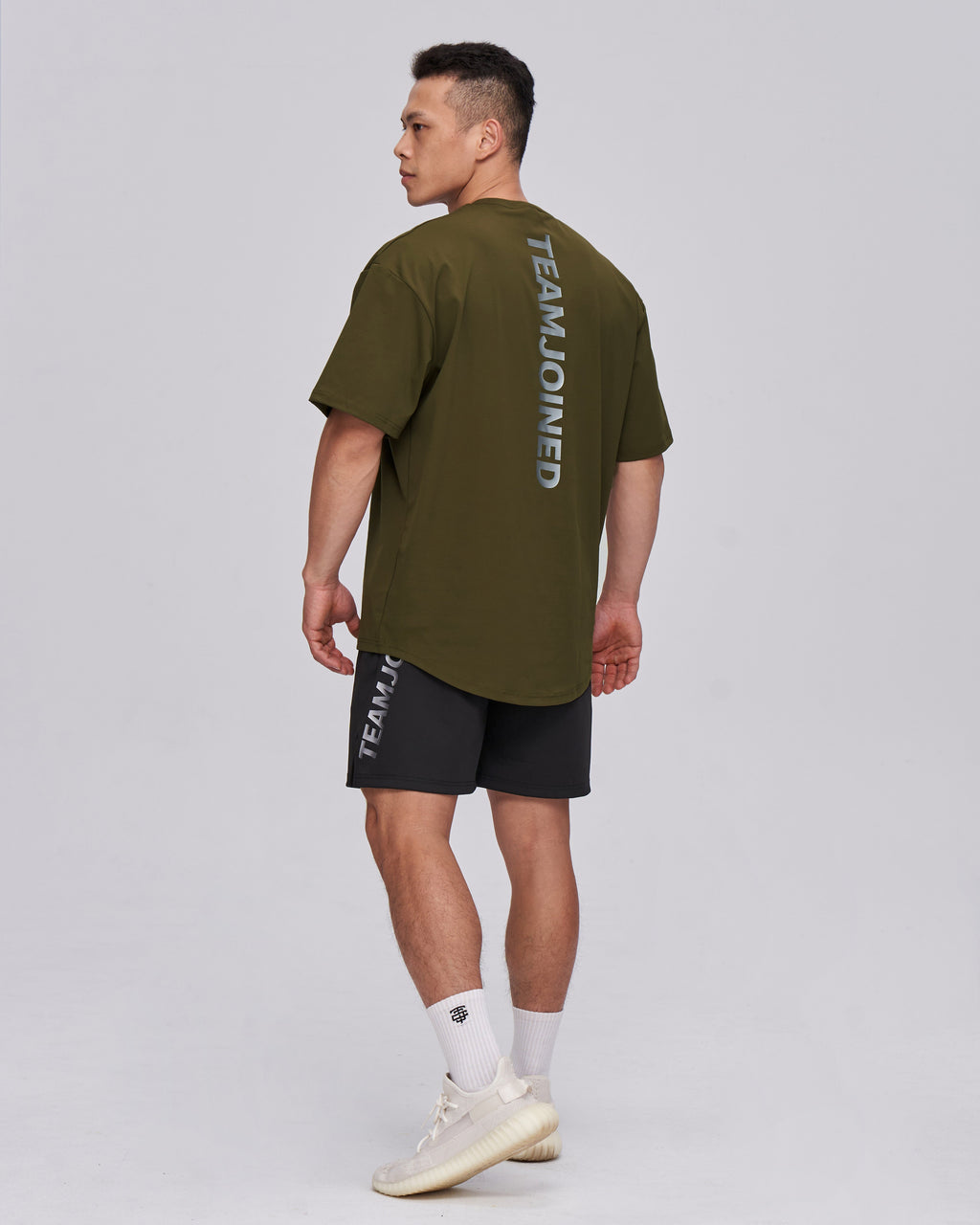 color_silver/army green