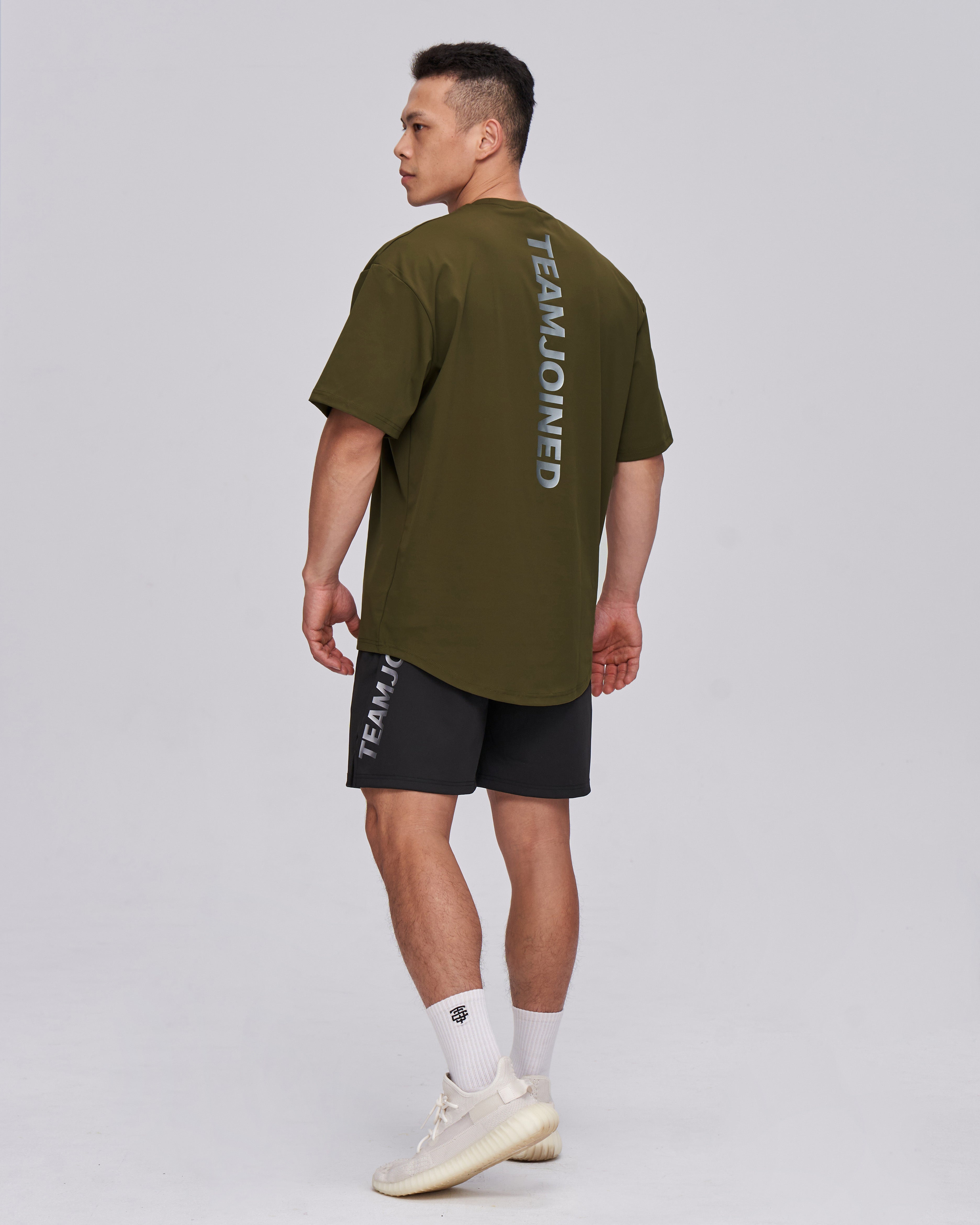 color_silver/army green