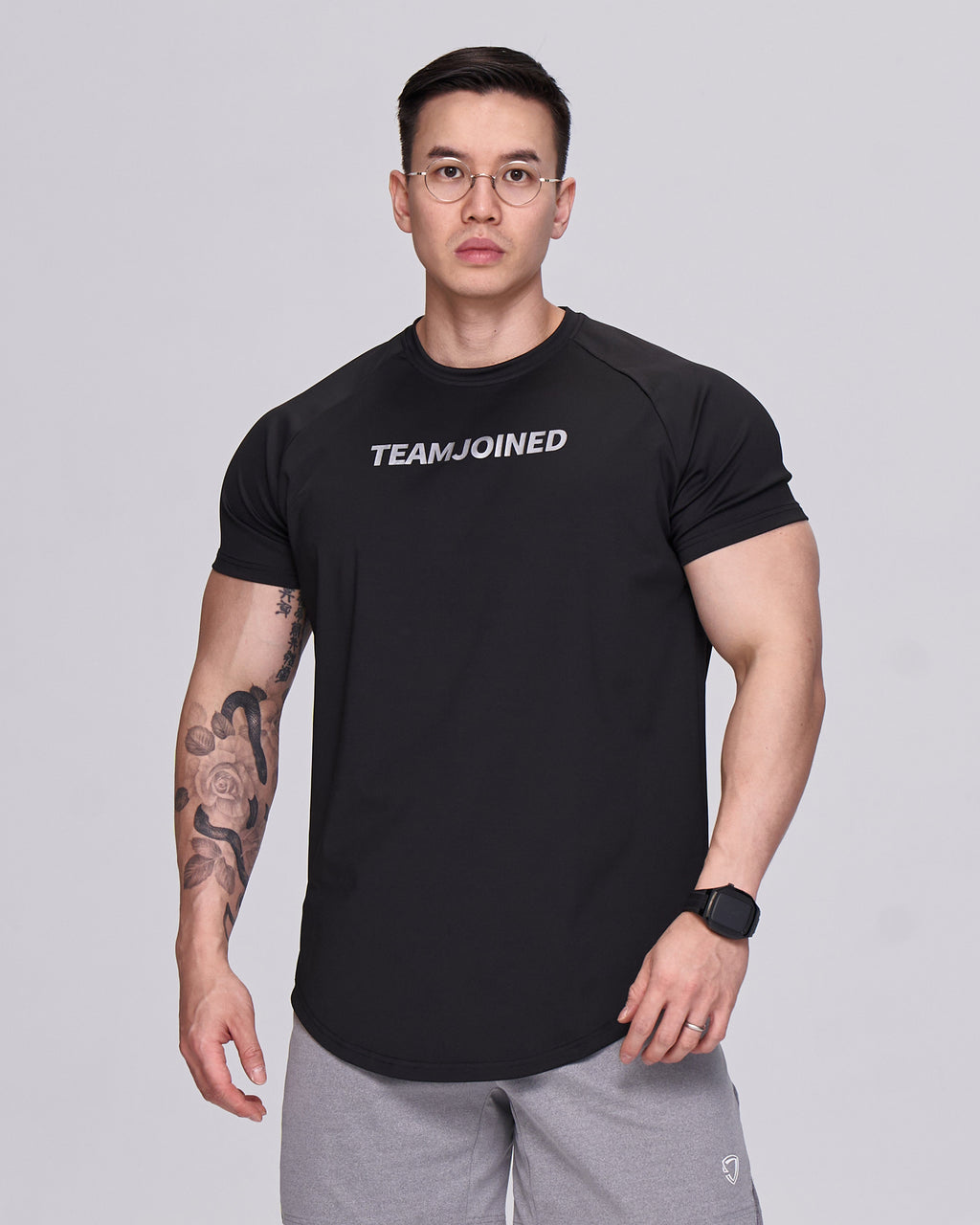 color_silver/dark black