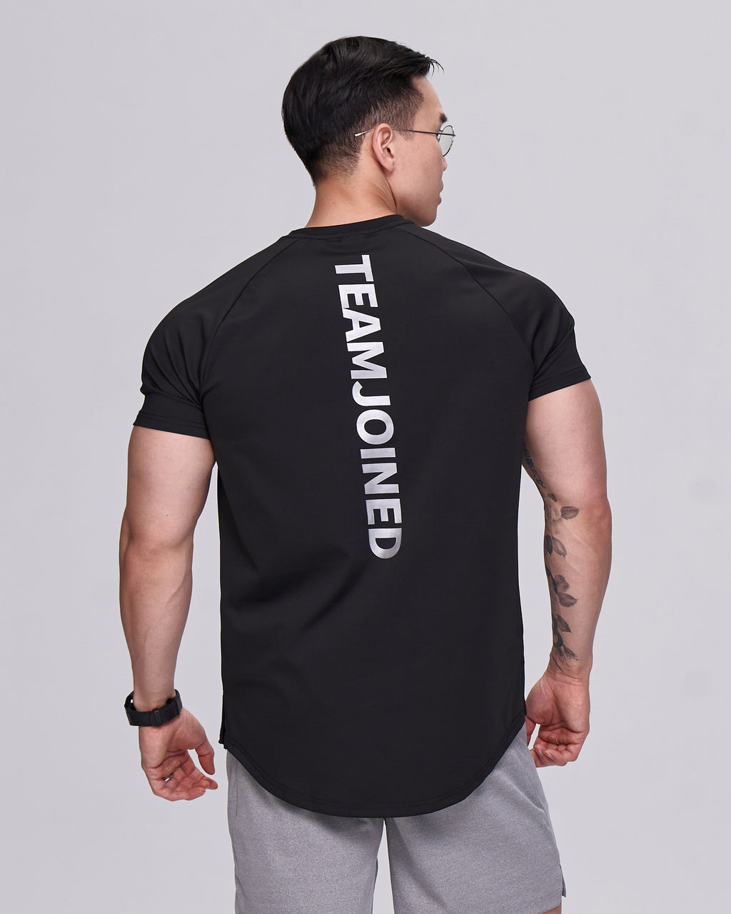 color_silver/dark black