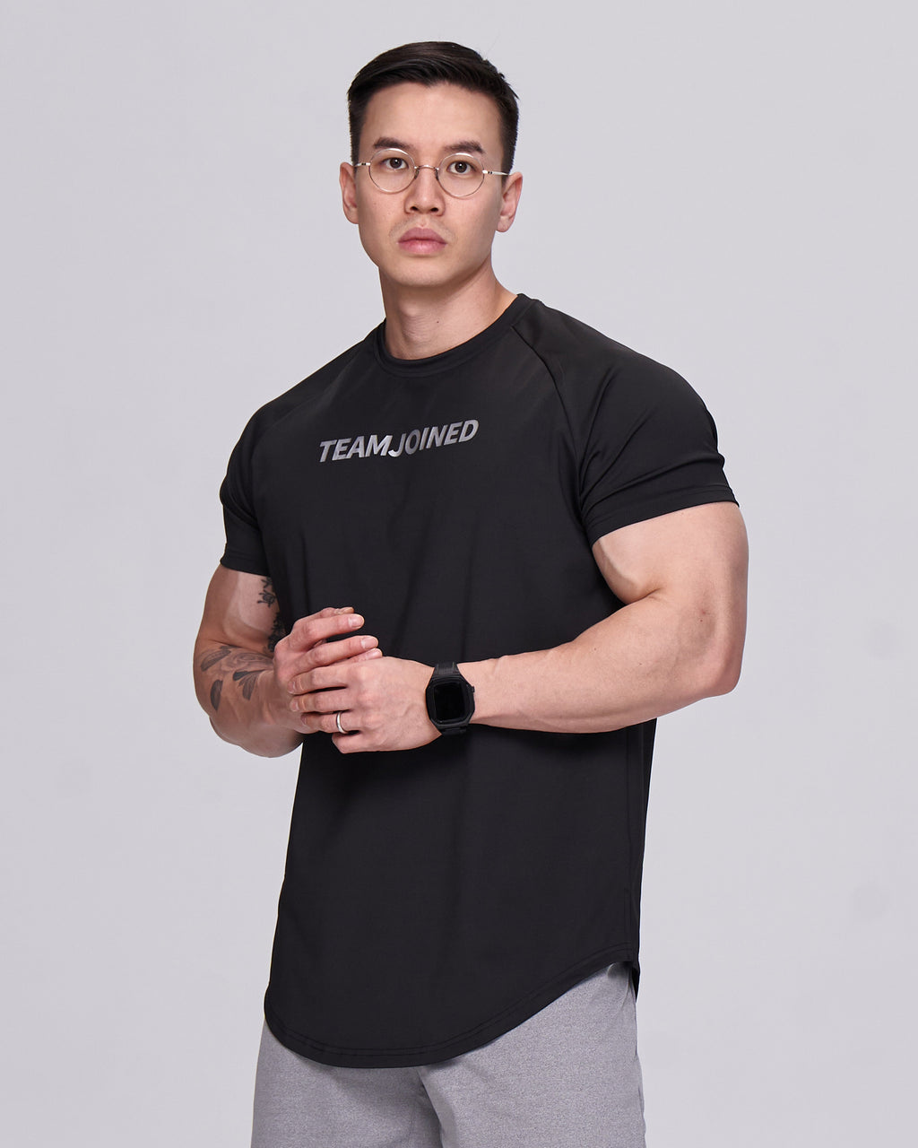 color_silver/dark black