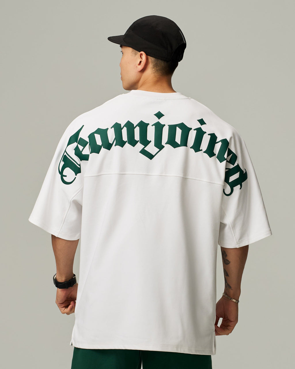 color_Cream/Dark Green