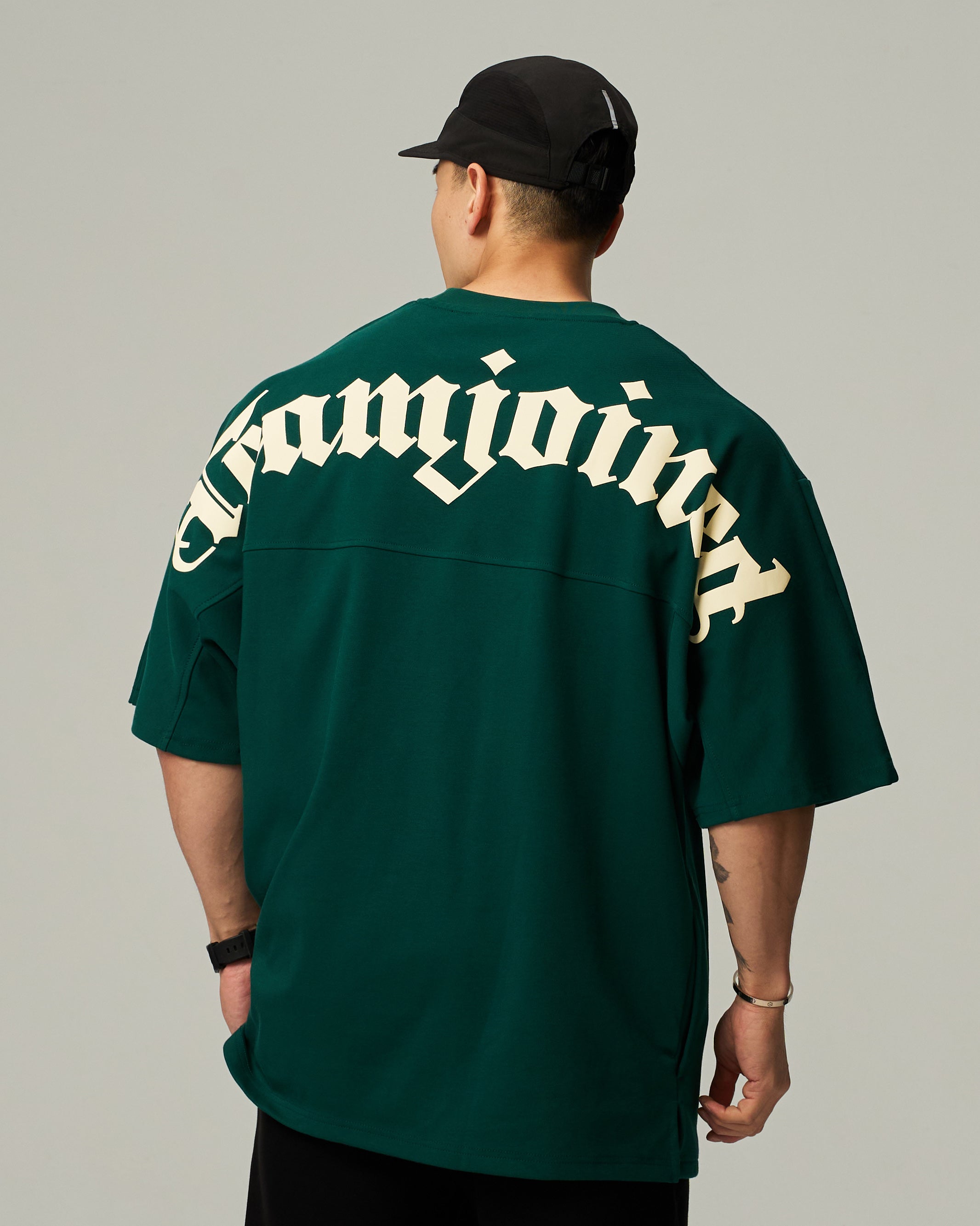 color_Dark Green/Cream