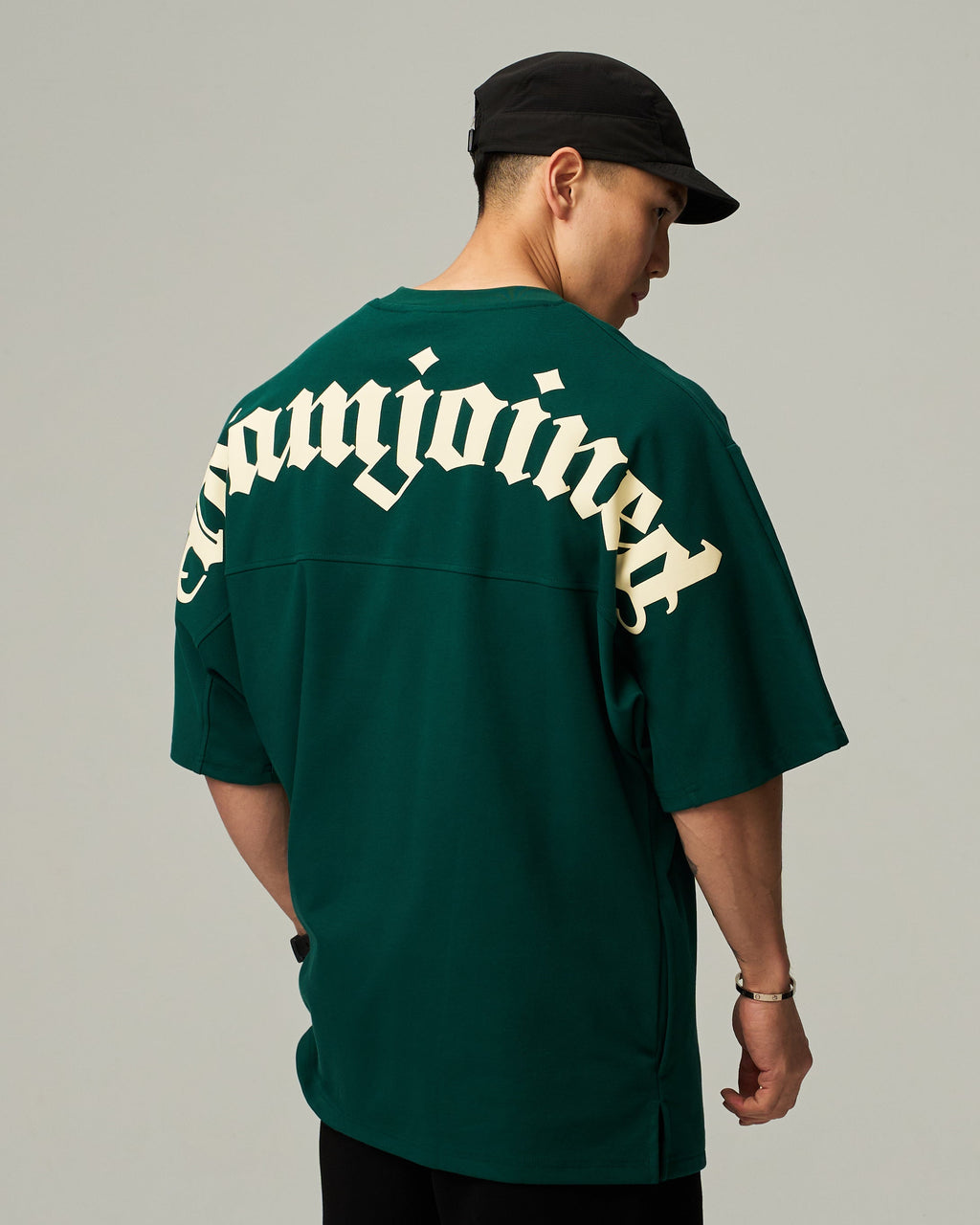 color_Dark Green/Cream