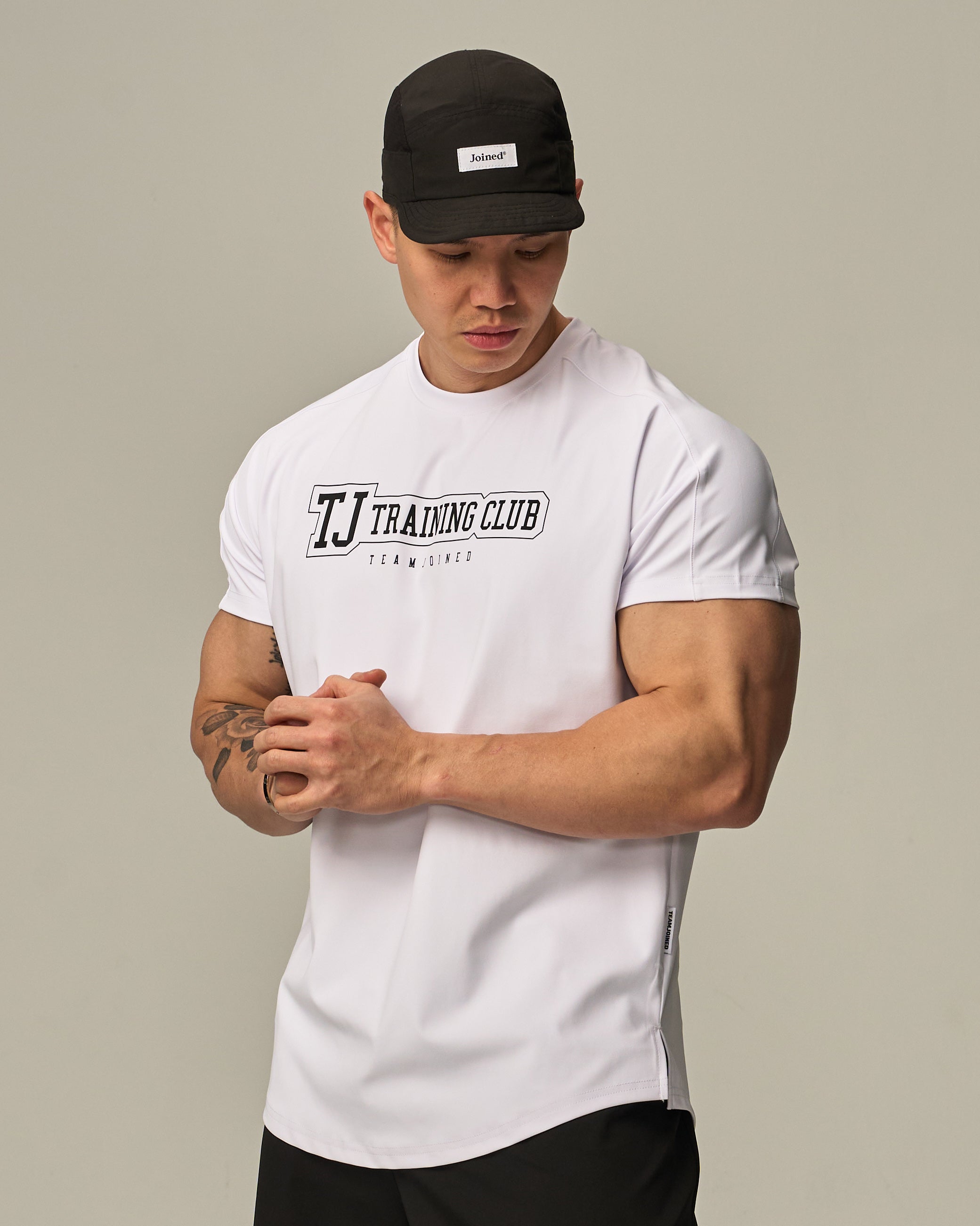 Adapt Club logo Drop Shoulder Muscle Tee