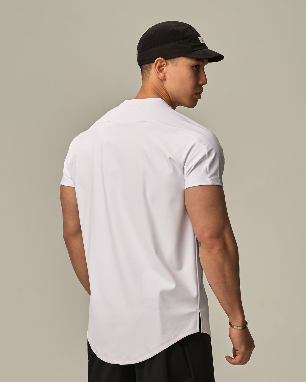 Adapt Club logo Drop Shoulder Muscle Tee