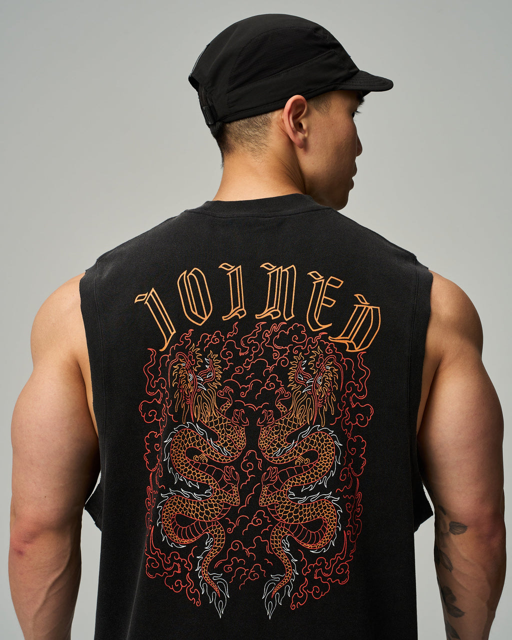 color_Orange / Washed Black