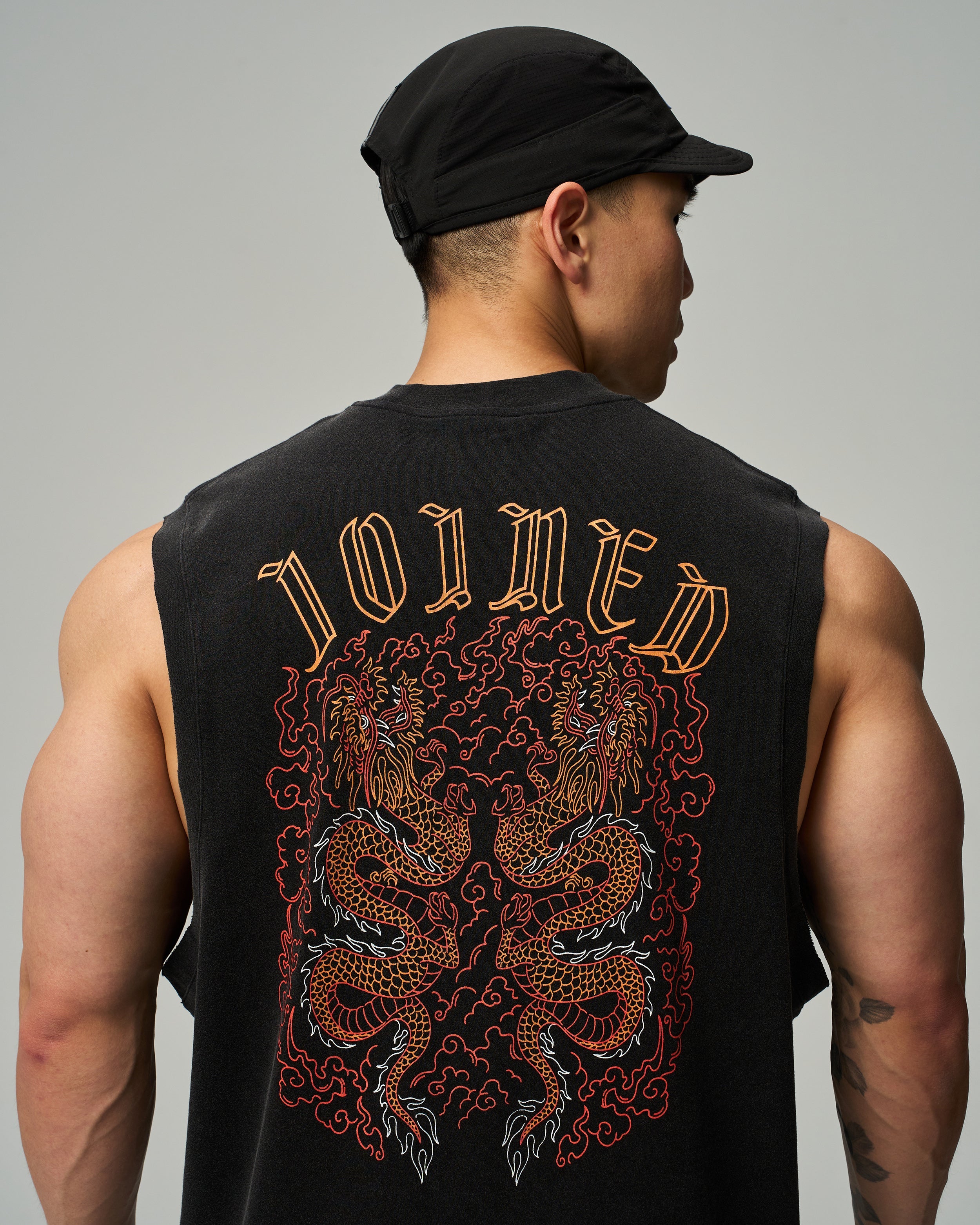 color_Orange / Washed Black