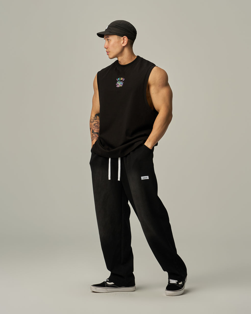 Dragon Sleeves Cut Oversized Top