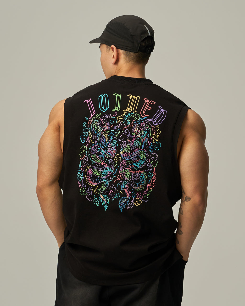 Dragon Sleeves Cut Oversized Top