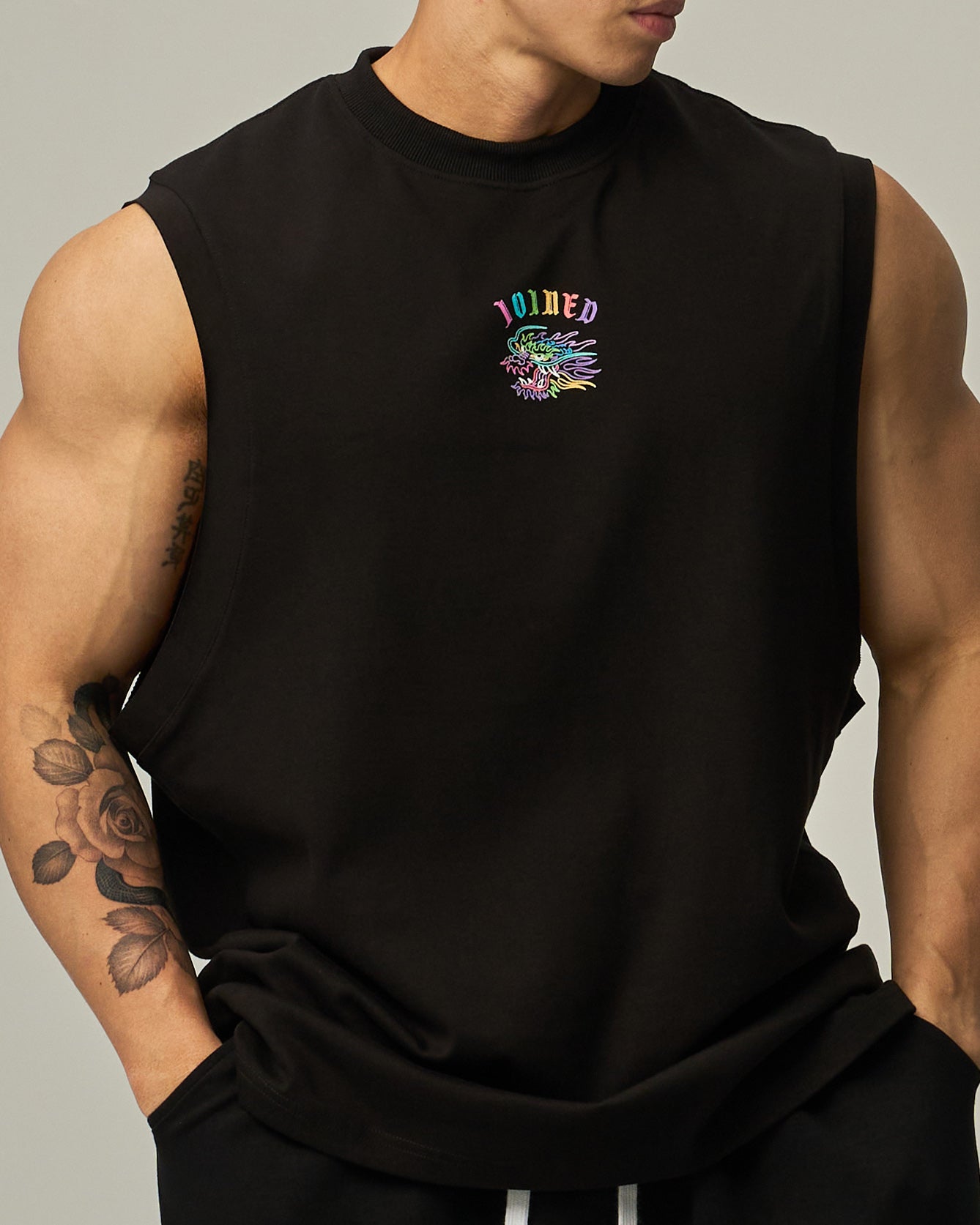 Dragon Sleeves Cut Oversized Top